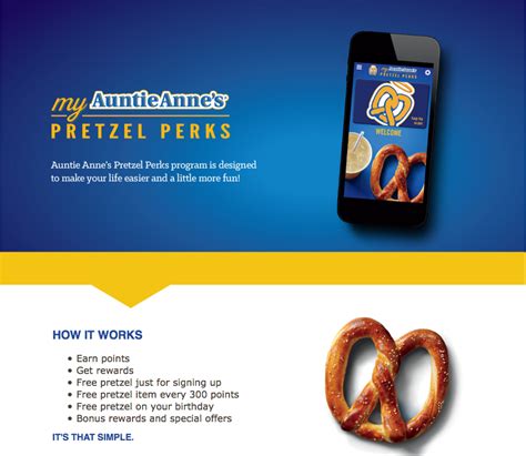 auntie anne's pretzels application|Mobile Ordering .